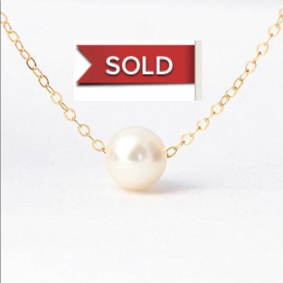 FREE W/ PURCHASE Pearl Choker/Clavicle Necklace - Picture 1 of 4